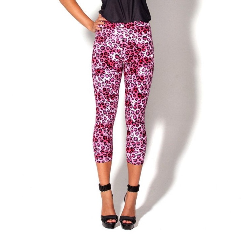 Blackmilk - PEGGY BUNDY PINK 7/8'S LEGGINGS - XS